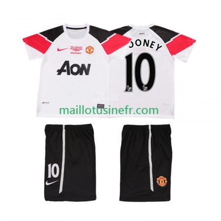 Maillot de Foot Manchester United ROONEY 10 Champions League 2011 2012 Troisième Retro - Enfant